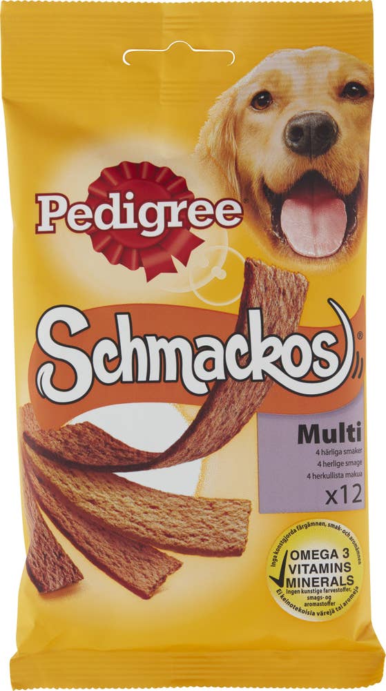 Ej sorterad Schmackos 12-p Pedigree