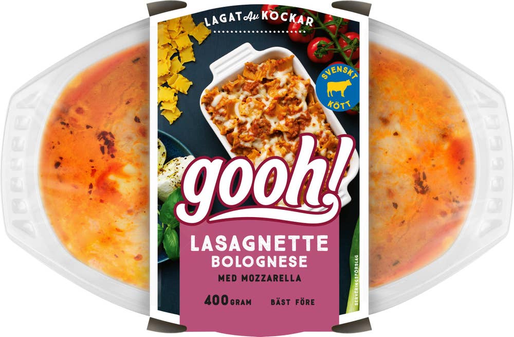 Gooh Lasagnette Bolognese med Mozzarella