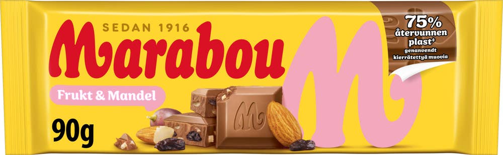 Mjölkchoklad Frukt & Mandel