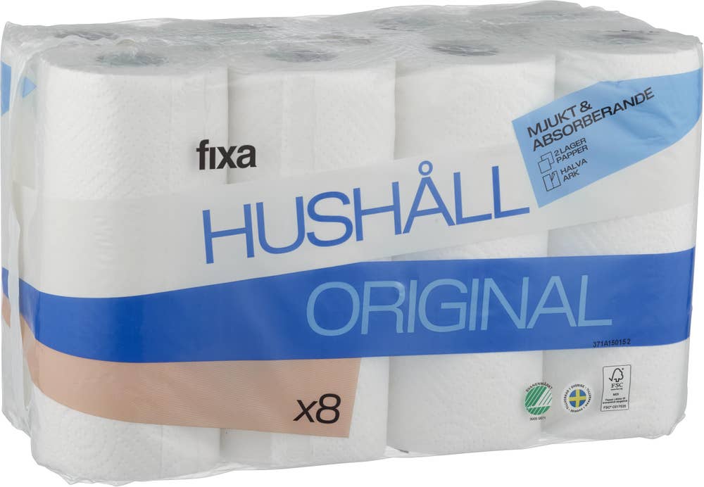 Fixa Hushållspapper Mjukt & Absorberande