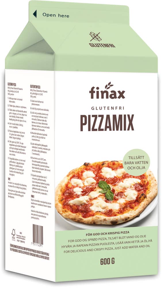 Finax Glutenfri Pizzamix
