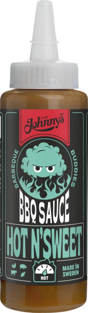 Johnny's BBQ Sås Hot n' Sweet