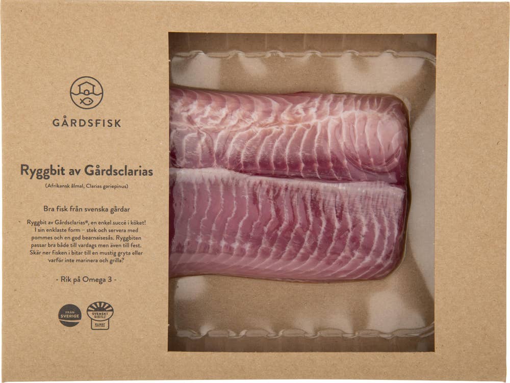 Gårdsfisk Ryggbit av Gårdsclarias Fryst ca Gårdsfisk
