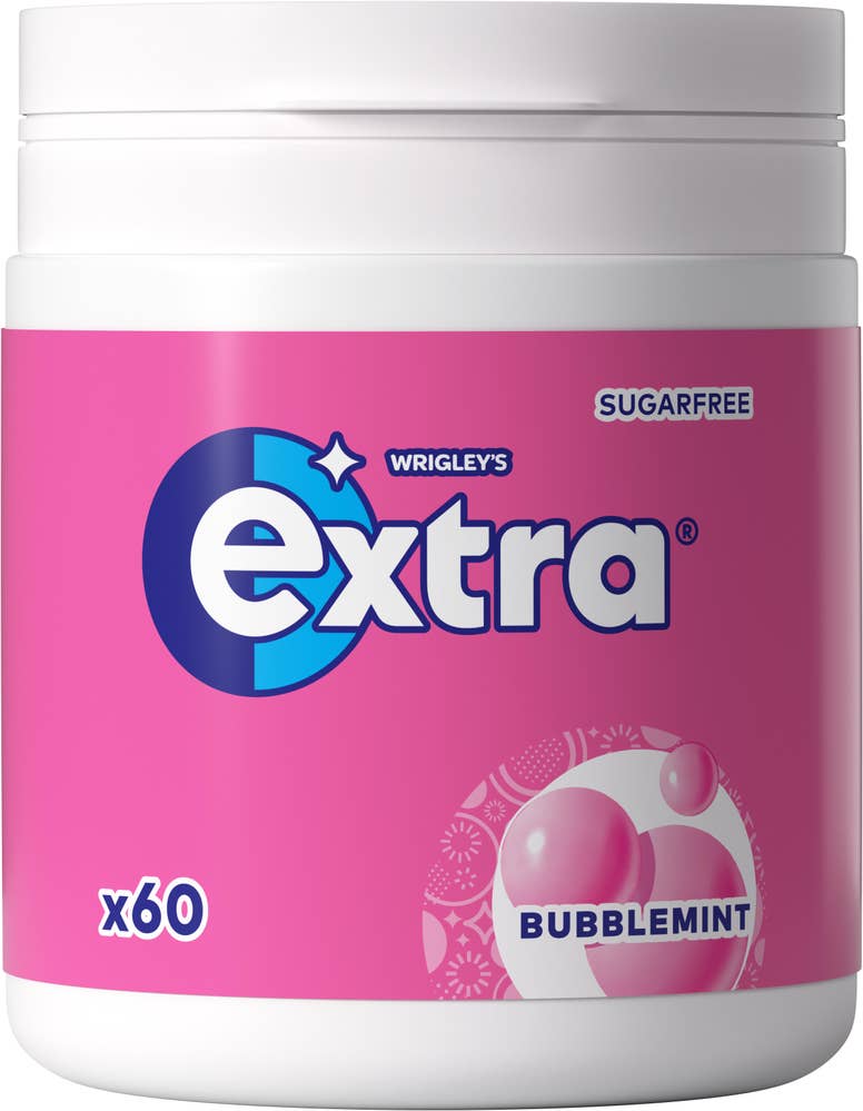 Extra Tuggummi Bubblemint Sockerfri
