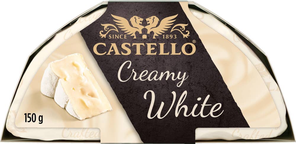 Vitmögelost Creamy White 39%