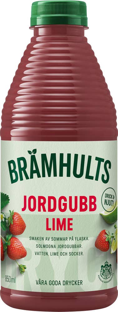 Brämhults Dryck Jordgubb & Lime