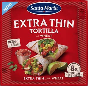 Santa Maria Extra Thin Tortilla Wheat