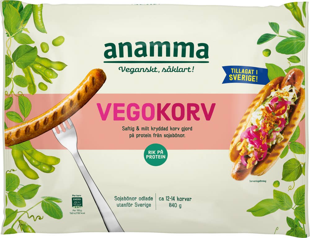 Anamma Vegokorv Fryst