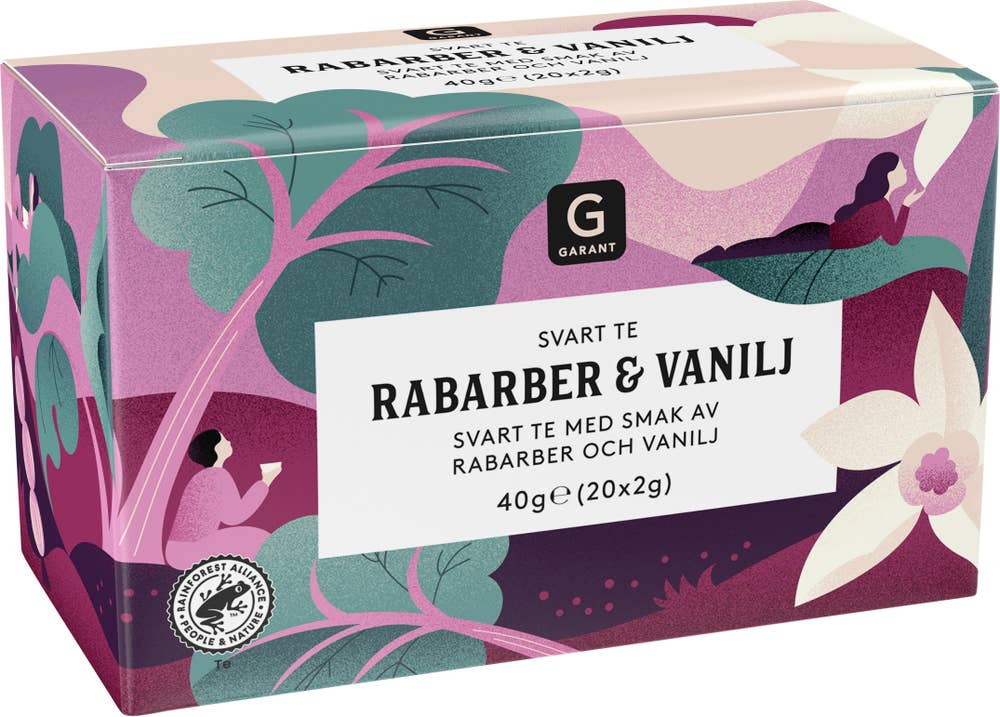 Garant Te Rabarber & Vanilj