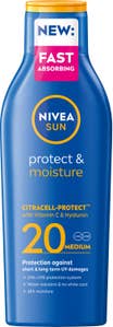 NIVEA Sun Solskydd Protect & Moisture Lotion SPF 20