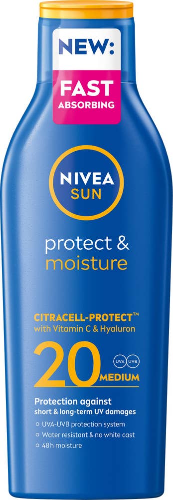 NIVEA Sun Solskydd Protect & Moisture Lotion SPF 20
