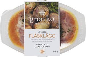 Grön Ko Fläsklägg med Rotmos