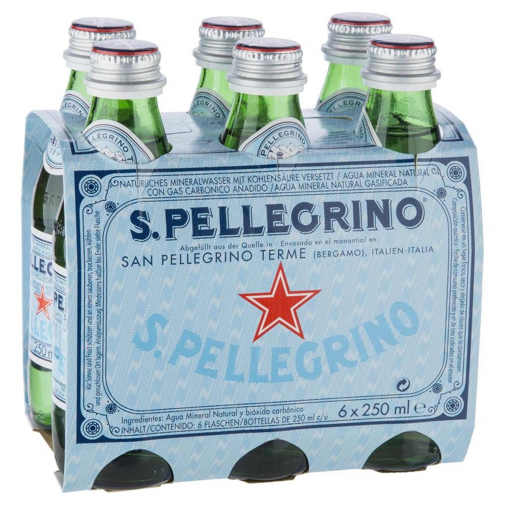 San Pellegrino Mineralvatten 6x250ml