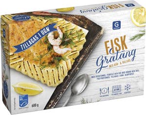 Garant Fiskgratäng Räkor & Dill Fryst MSC