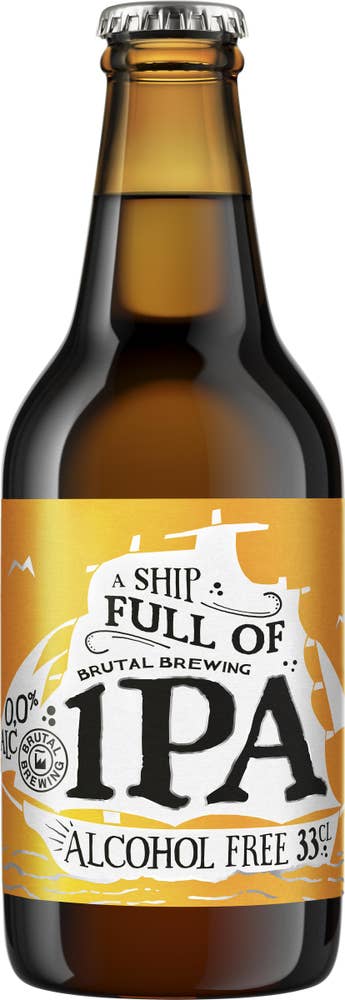 Brutal Brewing Öl A Ship Full of IPA Alkoholfri 0,0%