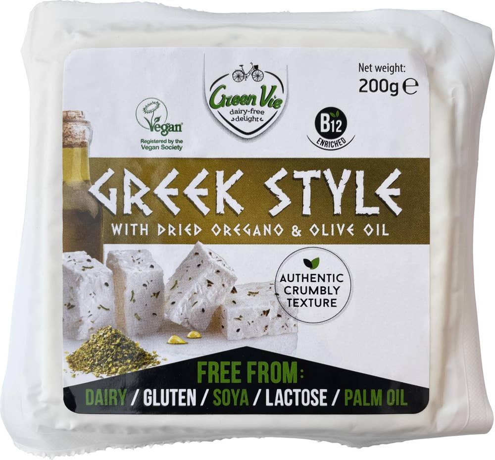 Green Vie Greek Style Oregano & Olivolja Veganskt ostalternativ