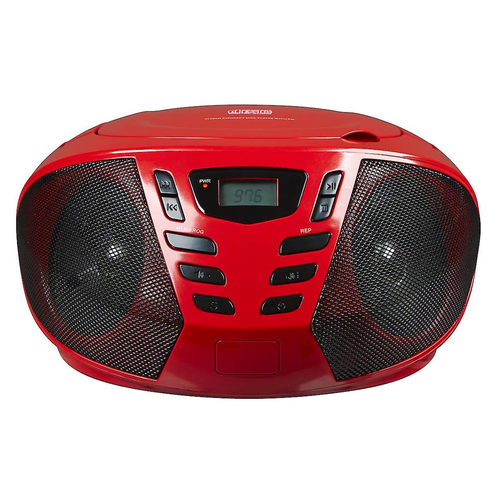 Clas Ohlson CD-spelare med FM-radio Röd Clas Ohlson