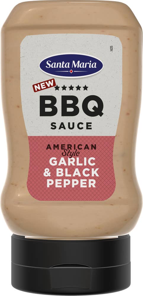 Santa Maria BBQ Sauce Garlic & Black Pepper