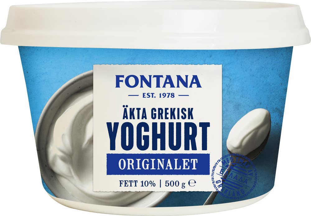 Fontana Äkta Grekisk Yoghurt 10%