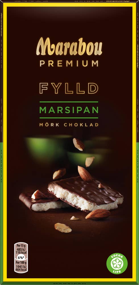 Marabou Premium Mörk Choklad Marsipan