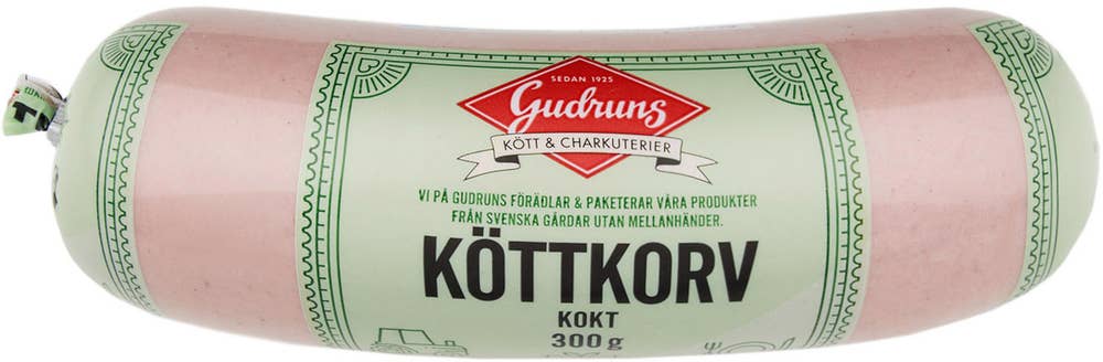 Gudruns Köttkorv Kokt