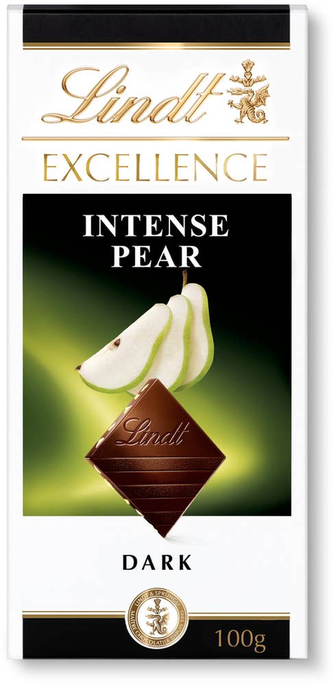Lindt Excellence Mörk Chokladkaka Päron