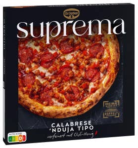 Dr. Oetker Pizza Suprema Calabrese Nduja Fryst