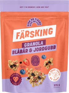 Färsking Granola Blåbär & Jordgubb