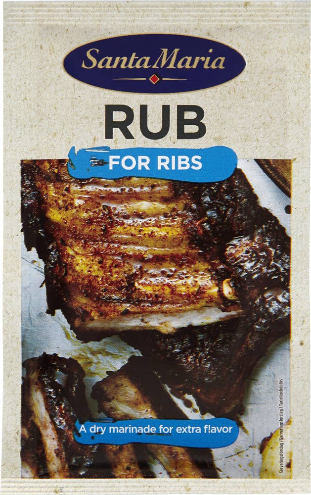 Santa Maria Rub Ribs 30g