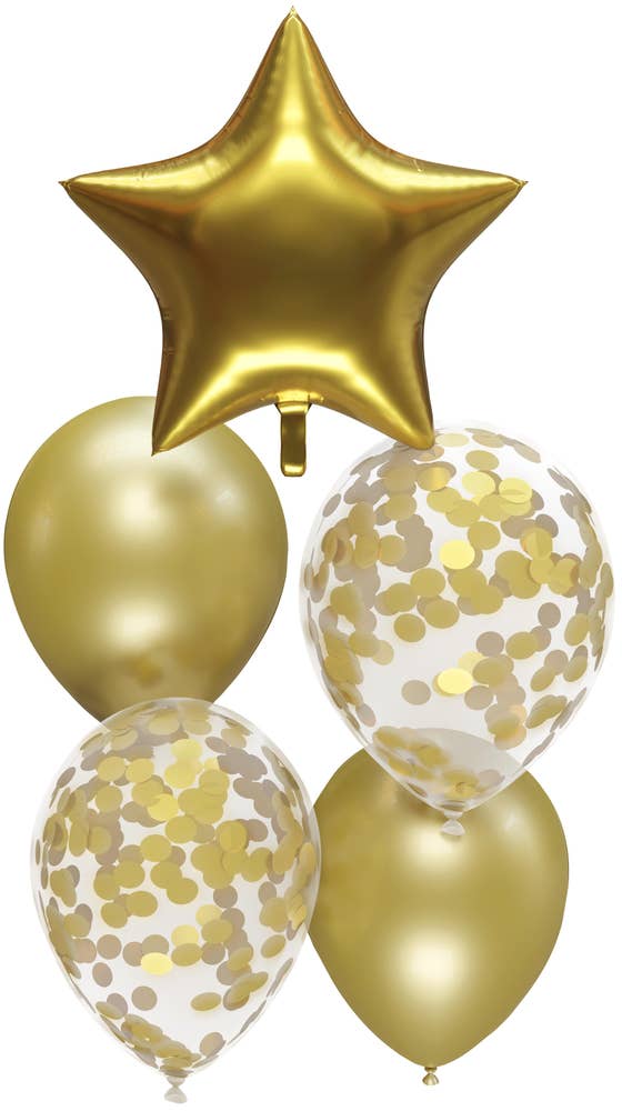 Festive Ballongset Guld