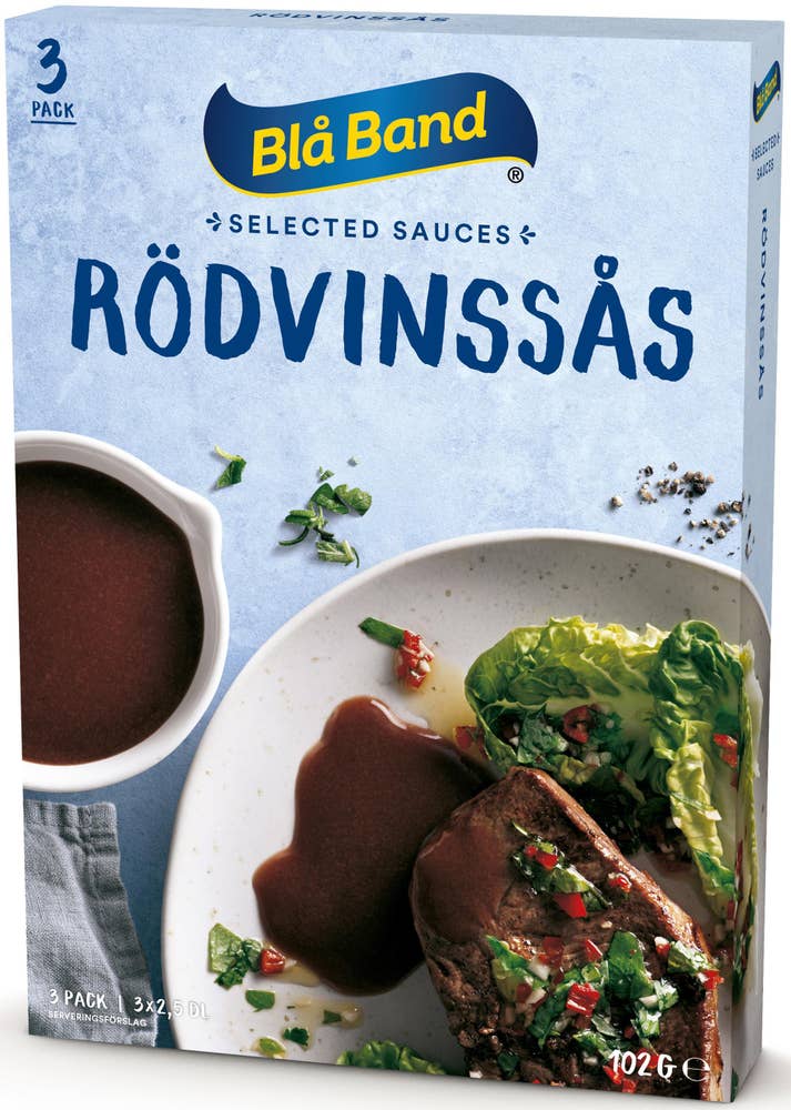 Blå Band Rödvinssås