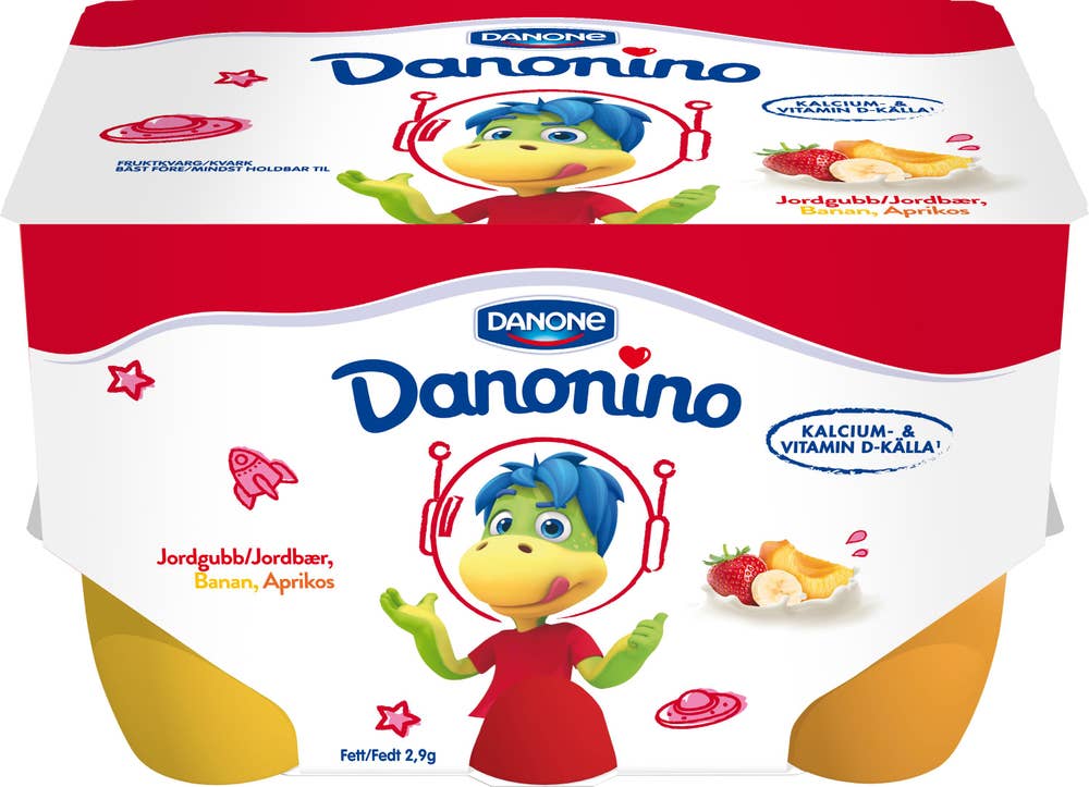 Danone Fruktkvarg Mix 6x Danonino
