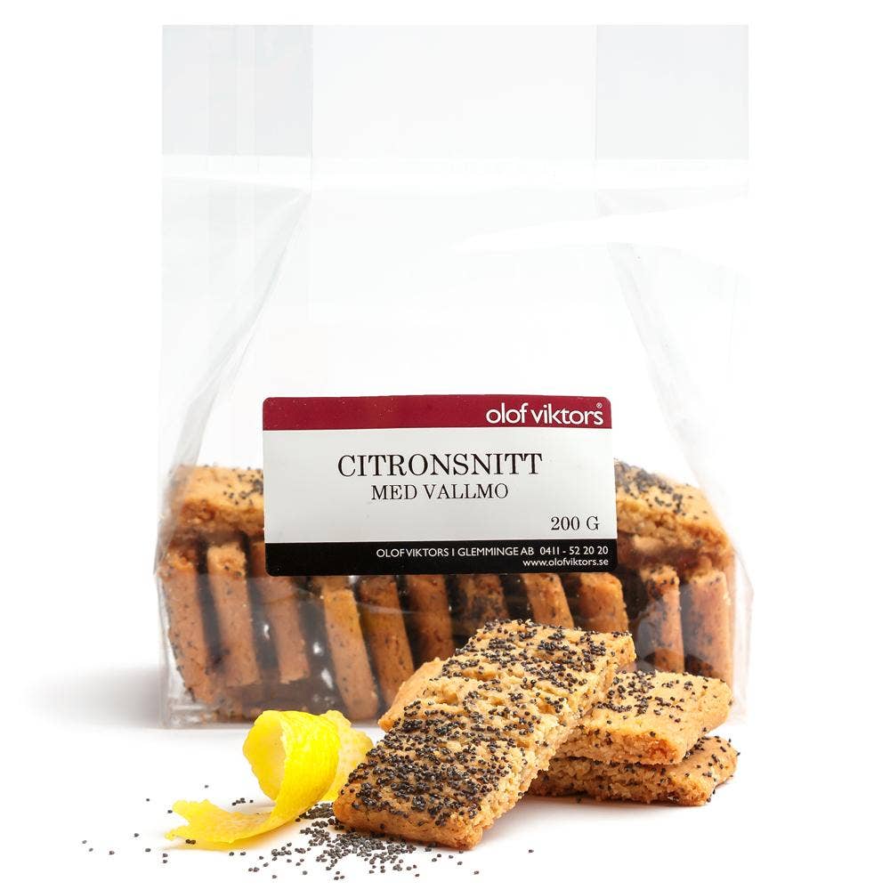 Citronsnitt med Vallmo