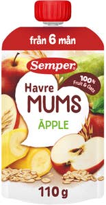Semper Fruktmums Äpple med Havre 6M