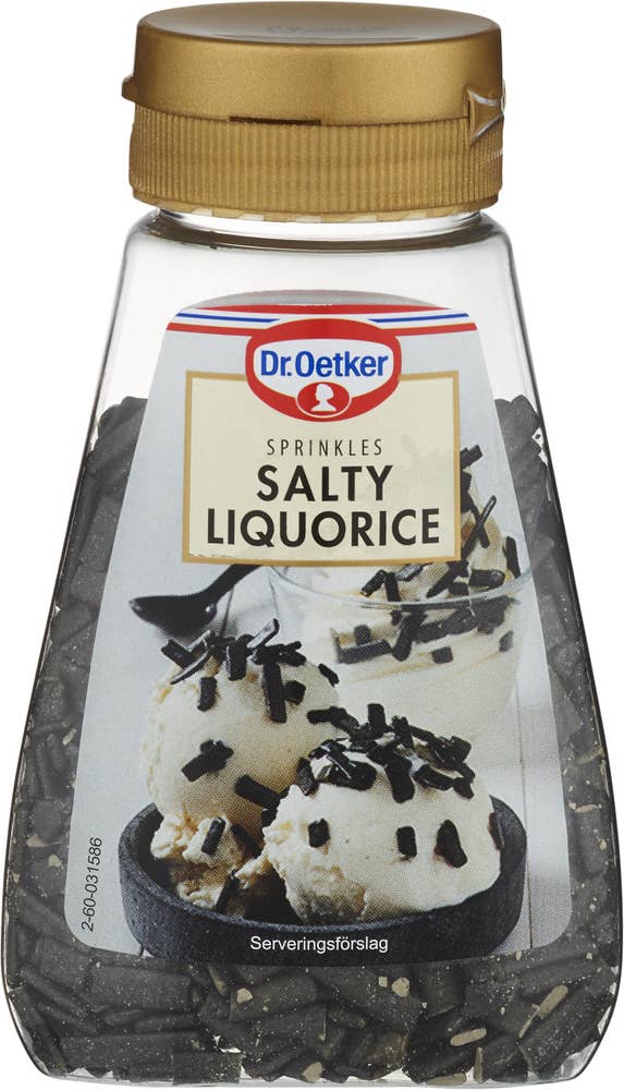 Dr. Oetker Strössel Saltlakrits