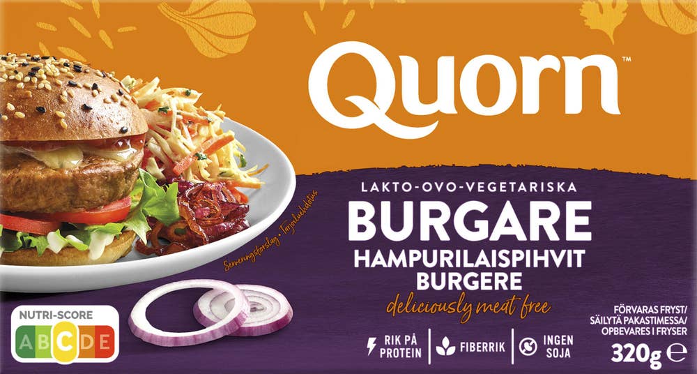 Quorn Vegetariska Burgare Frysta
