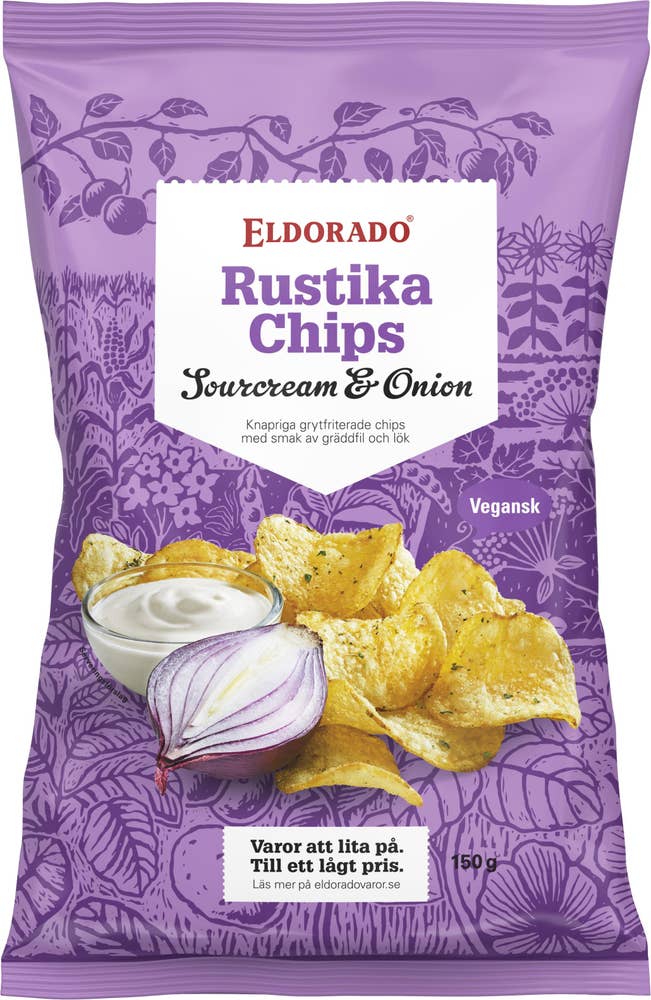 Eldorado Rustika Chips Sourcream & Onion