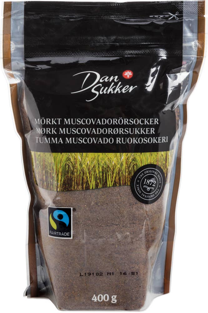Dan Sukker Mörkt Muscovadorörsocker Fairtrade