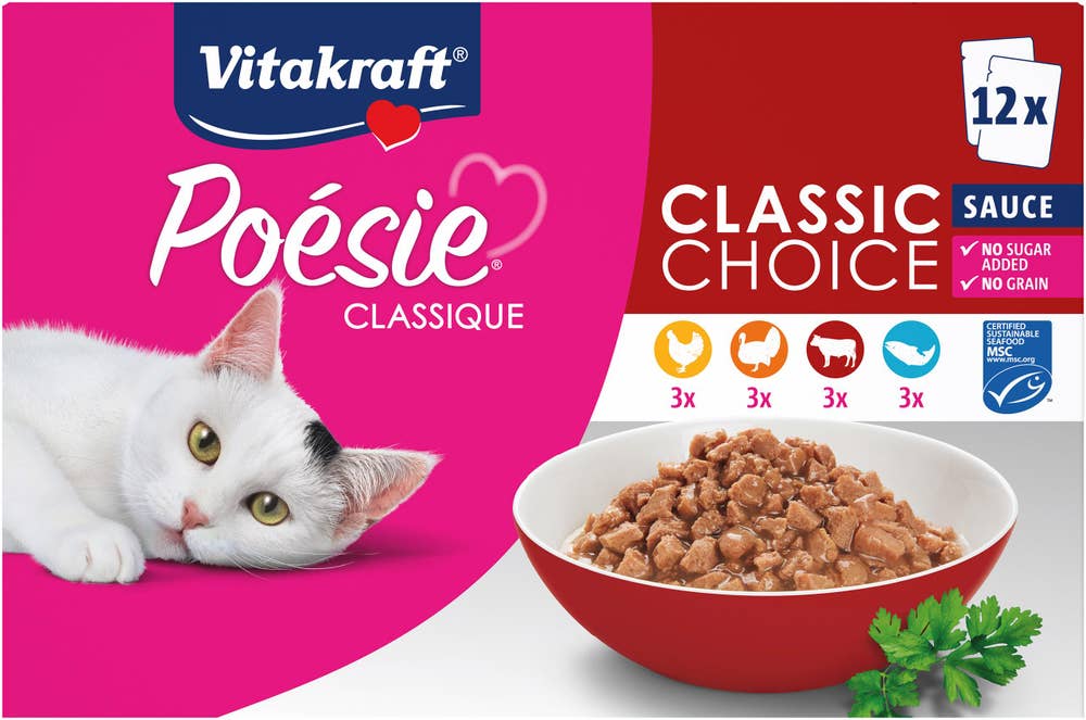 Vitakraft Poésie Classique Sås 12x85g