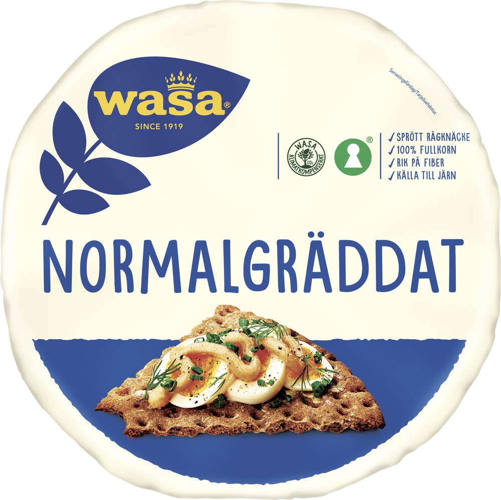 Wasa Rundbröd Normalgräddat bröd