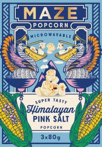 MAZE Micropopcorn Himalayan Pink Salt 3x80g