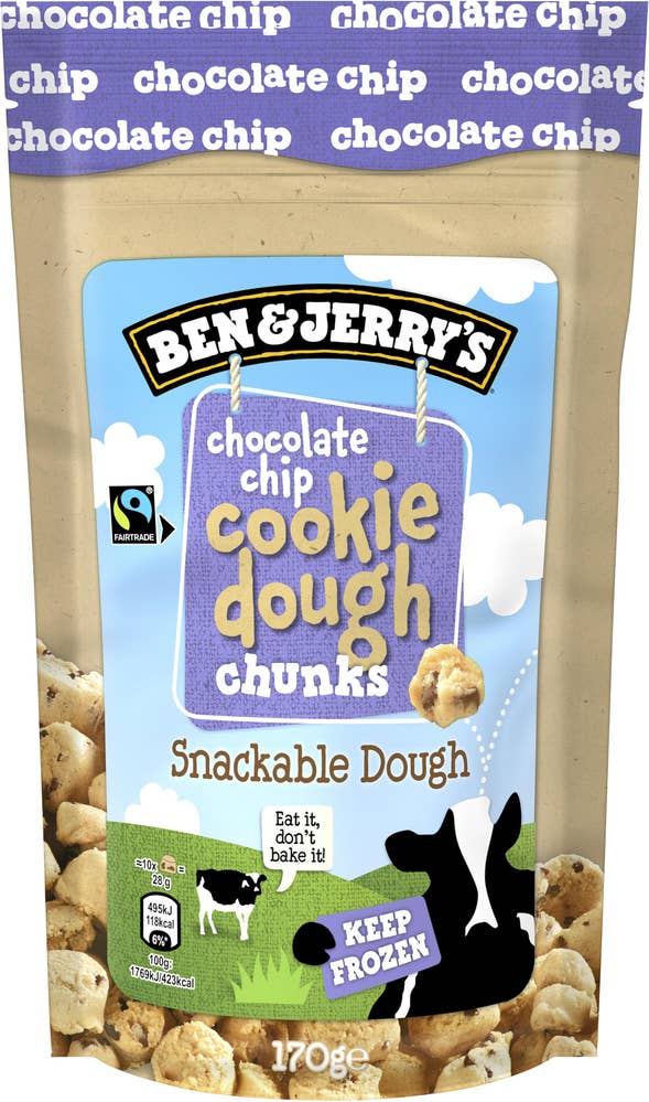 Ben & Jerry's Chocolate Cookie Dough Chunks Fairtrade Ben & Jerry's