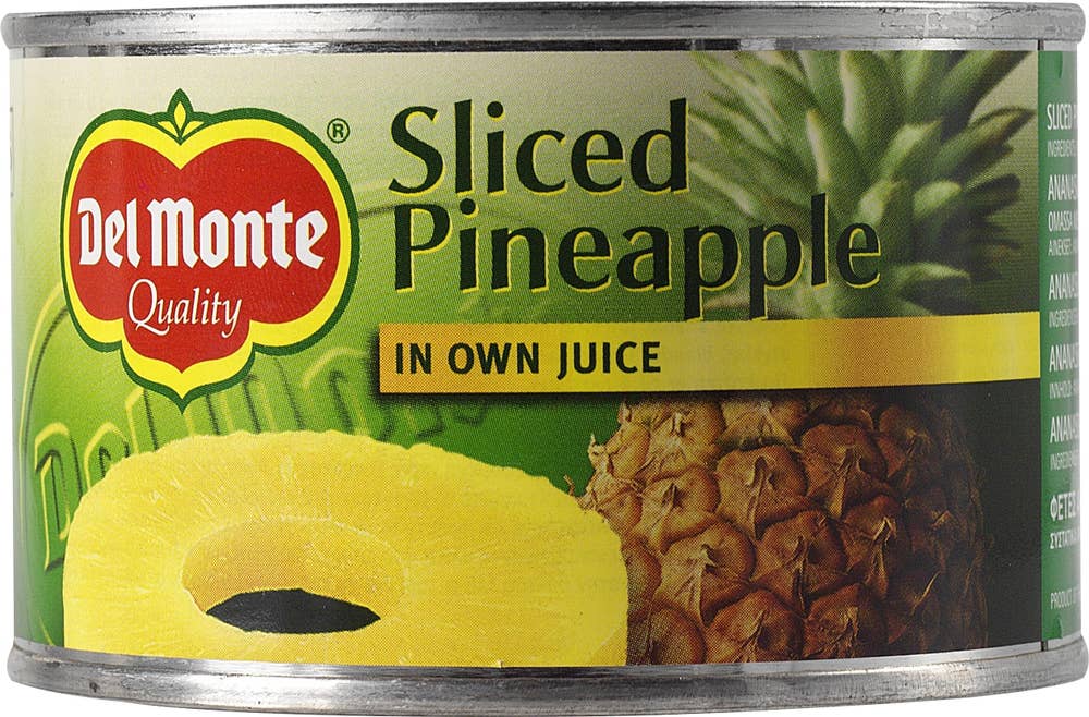 Del Monte Ananasskivor i juice konserverade Del Monte