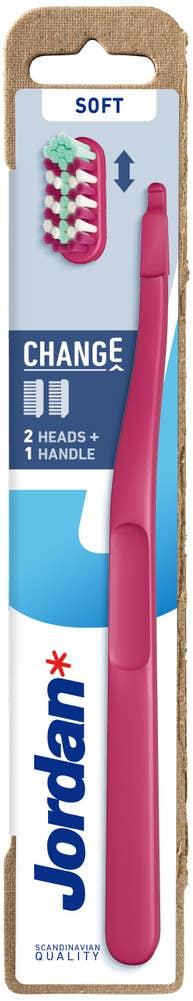 Jordan Tandborste Soft Refill 1-p Jordan