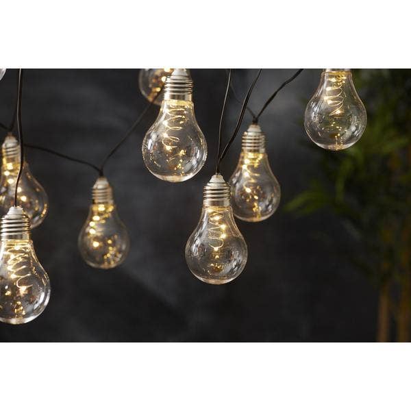 Star Trading Solcellsslinga Glow Transparent