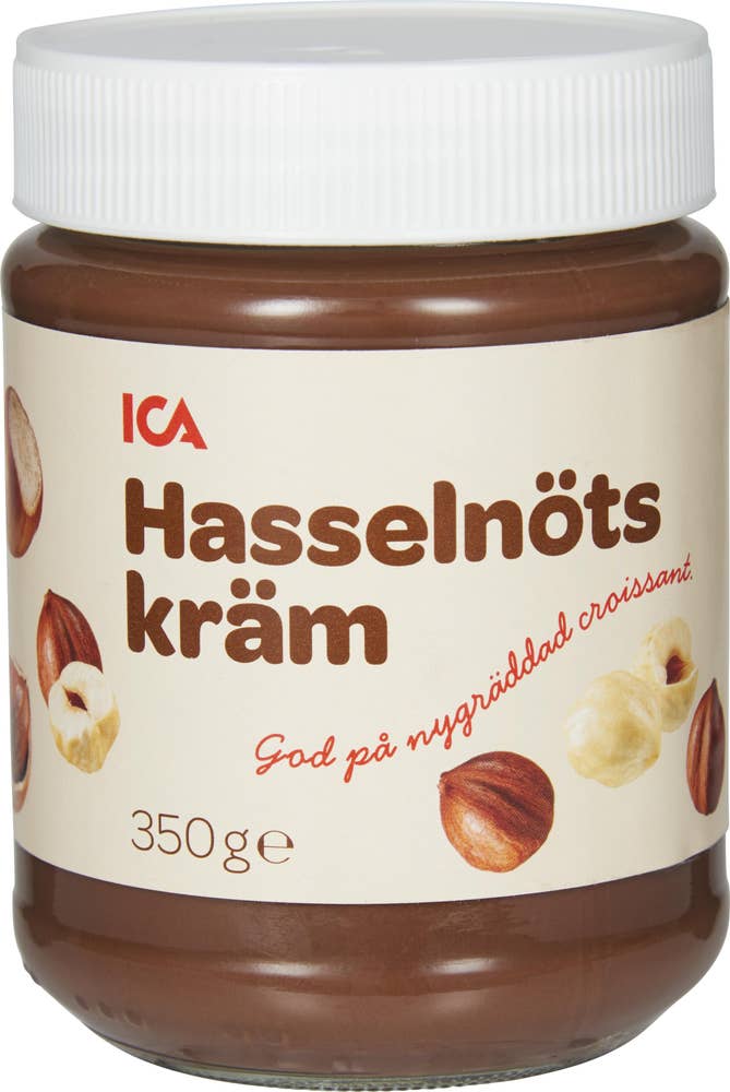 Ej sorterad Hasselnötskräm Ica