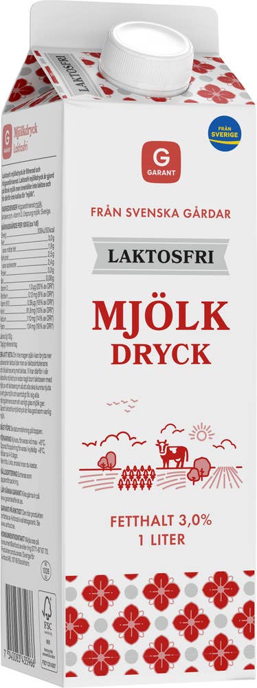 Garant Mjölkdryck Laktosfri 3%