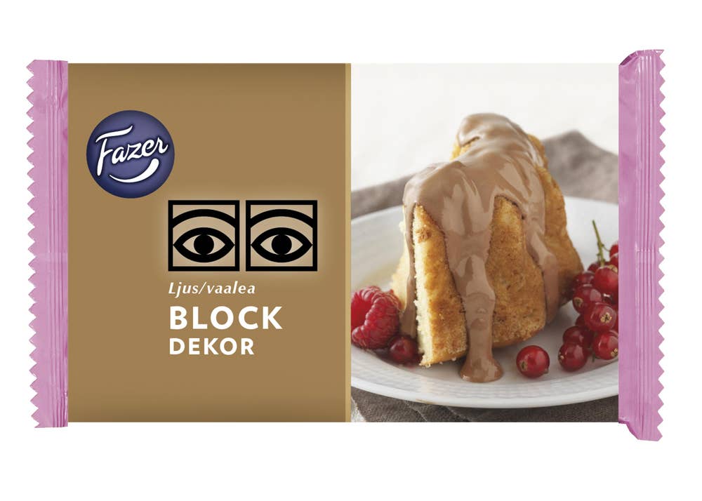 Fazer Konfektyr Blockchoklad Ljus Fazer