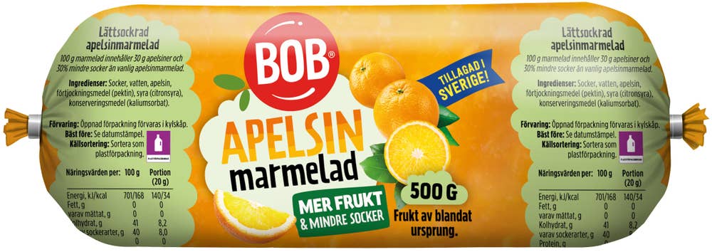 Lättmarmelad Apelsin Refill