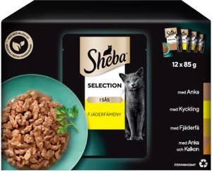 Sheba Kattmat Selection Fågel i Sås 12x85g